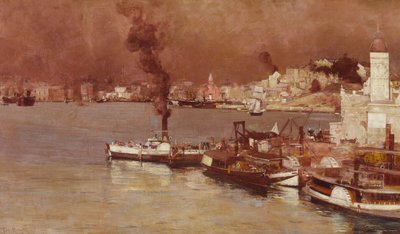 An Autumn Morning, Milsons Point, Sydney by Tom Roberts